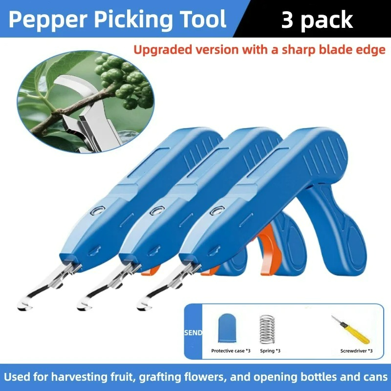 Gardening Tools Vegetables - Çok Fonksiyonlu Toplama Aleti Biber Toplamakta